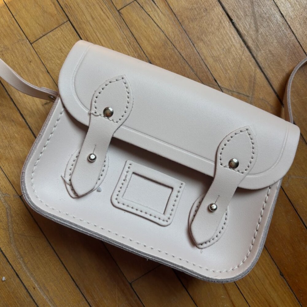 Pastel Pink Mini Cambridge Satchel Company Bag